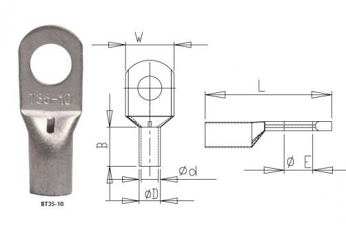 B-T Copper Tube Terminals