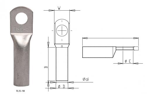 TL With Long Barrel Copper Tube Terminals